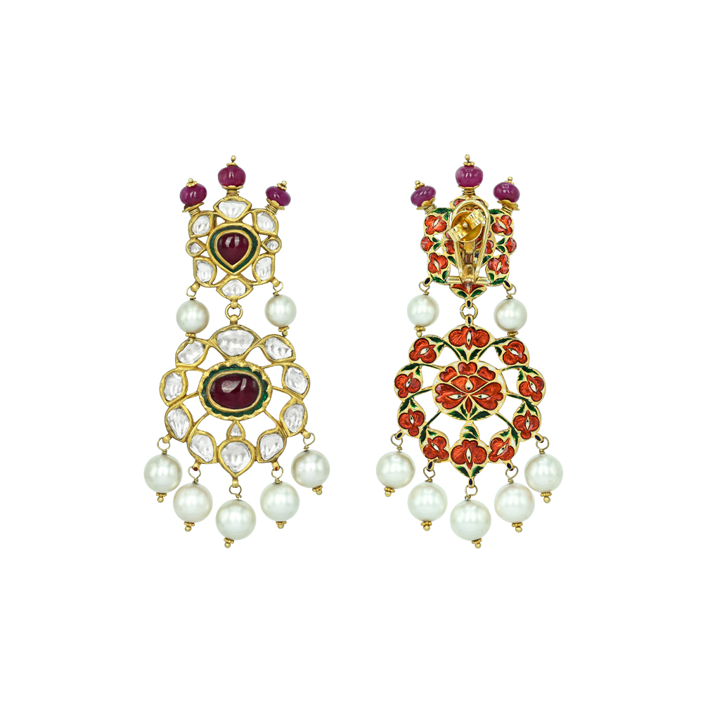 Earring with (NKCS0033-KMNE2889) Necklace